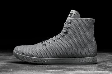 Dark / Grey Nobull High-Top Women's Trainers | CA I1914L